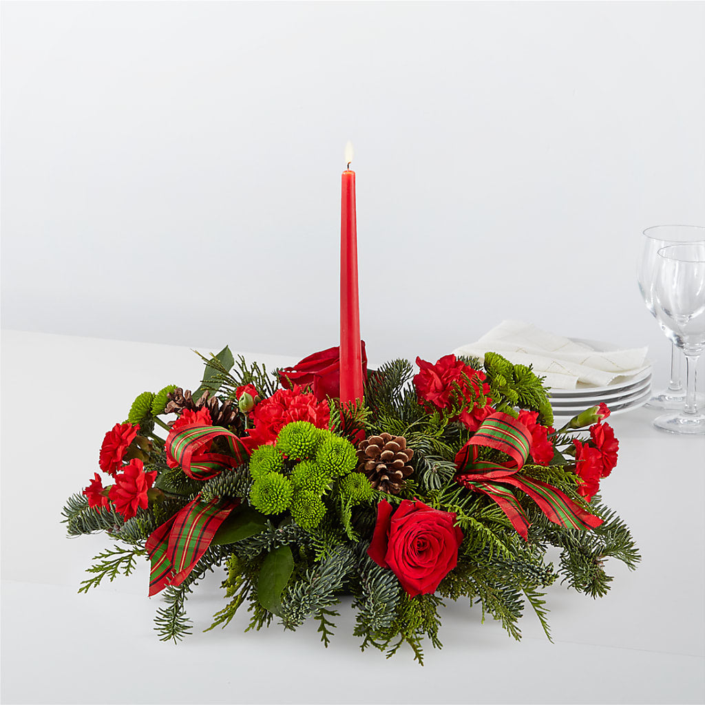 By the Candlelight Centerpiece – Mano Florist, Dearborn Heights MI