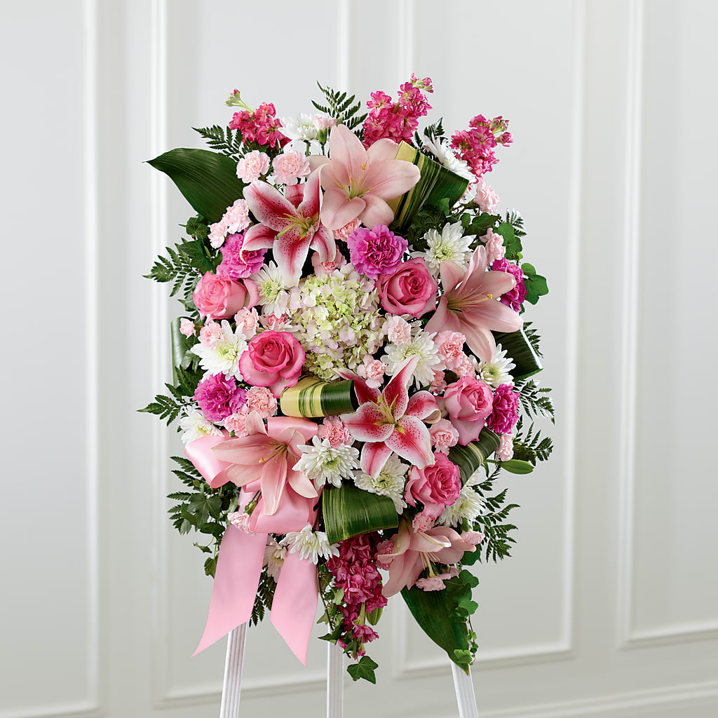 Comforting Standing Spray – Mano Florist, Dearborn Heights MI