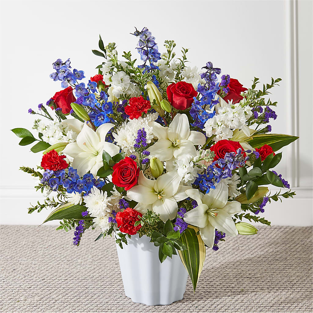 Consoled Floor Basket – Mano Florist, Dearborn Heights MI