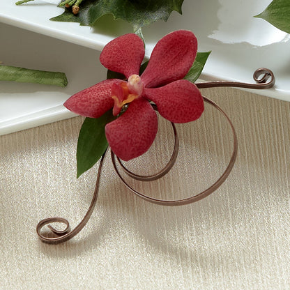 Red Mokara Boutonniere –  Mano Florist, Dearborn Heights MI